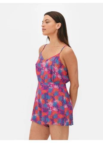 Комбінезон літо,фуксії в візерунки, Primark