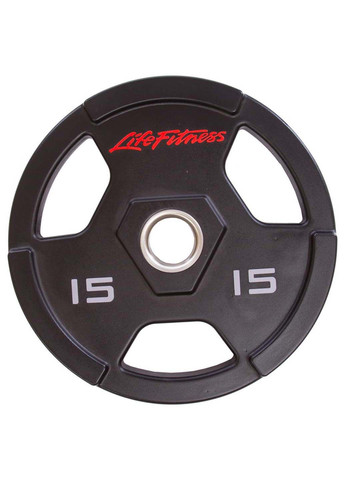 Блины диски полиуретановые SC-80154 15 кг Life Fitness (286043824)