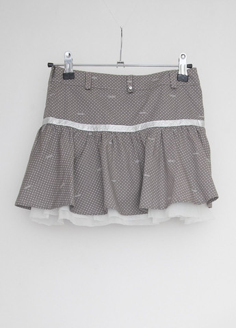 Светло-коричневая повседневный в горошек юбка Liu-Jo