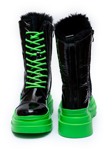 Зимние ботинки 00989 черные Verendina