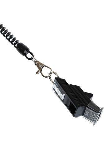 Свисток суддівський пластиковий (на шнурі, чорний) (A-526) Acme (361439209)