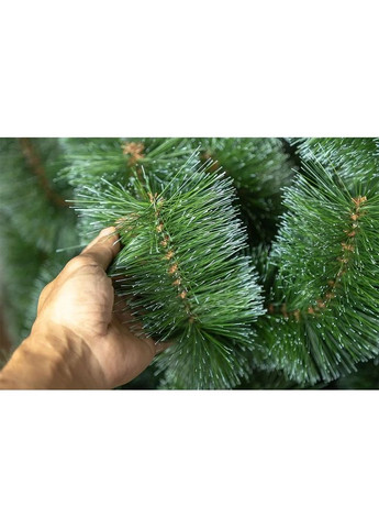 Новорічна штучна сосна Мікс засніжена 220 см Зелена 4829221400224 Siga Group (317304519)