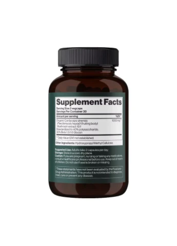 Гриб кордицепс Cordyceps Mushroom 1000 mg, 60 вегакапсул Mind Shi (401015738)