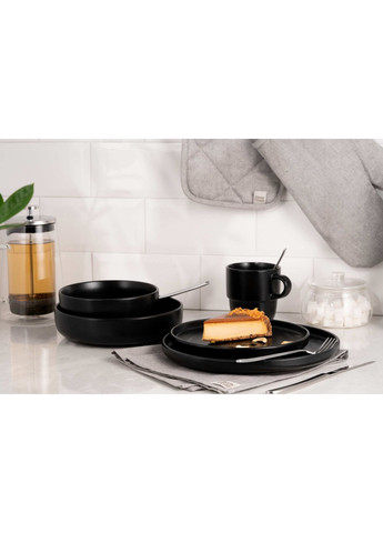 Тарілка обідня Trento AR-2926-TB 26.5 см чорна Ardesto (349220479)