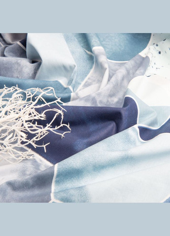 Ткань бязь ранфорс для постельного белья 2,4 м 25010 v-10 соты синие IDEIA (290558217)