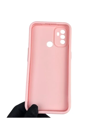 Чохол силіконовий Soft Touch для A53 рожевий (Повний захист камери) Oppo (366388969)