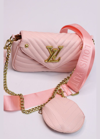 Женская сумка Louis Vuitton multi pochette pink женская сумка, брендовая сумка Louis Vuitton multi pochette pink No Brand (307925765)