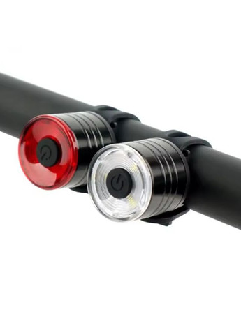 Велосипедный передний фонарь + задний стоп АКБ ХА -319 No Brand (366301973)