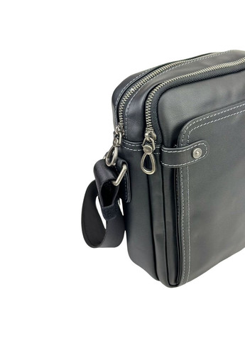 Сумка через плечо мужская кожаная черная RoyalBag 8911A (308791804)