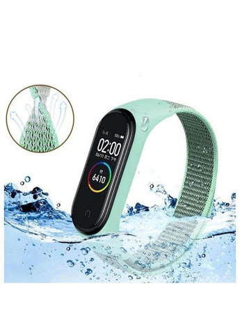Ремінець до фітнес браслета (707662) BeCover Nylon Style для Xiaomi Mi Smart Band 7 Lime (390002296)