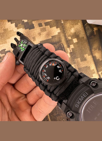 1356BK Black Tactic Compass электронный спортивный, армейский Skmei (324089272)