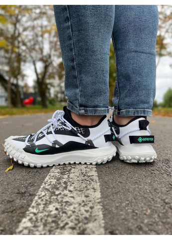 КРОССОВКИ ЖЕНСКИЕ NIKE ACG MOUNTAIN FLY LOW WHITE НАЙК АСЖ МАУНС ФЛАЙ No Brand белые демисезоны (369391991)