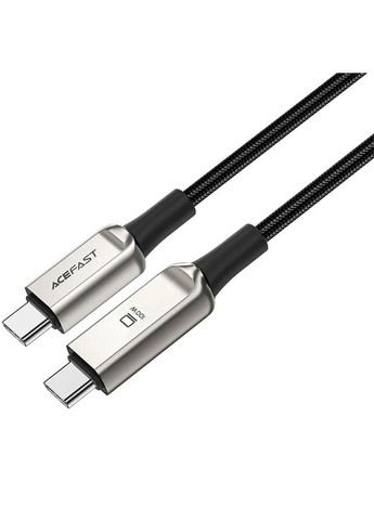 Дата кабель C6-03 USB-C to USB-C 100W zinc alloy digital display braided (2m) Acefast (291881786)