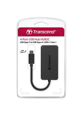 USB-хаб Type-C HUB 4 ports (TS-HUB2C) Transcend (308068417)