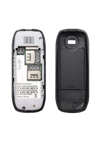 Міні телефон Gstar BM70 Black 2SIM розміром як запальничка Синій Home (295675028)