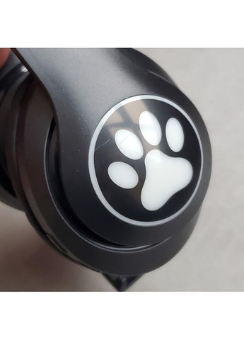 Навушники з котячими вушками STN-28 з LED підсвічуванням Чорний (2104618718) No Brand (362671511)