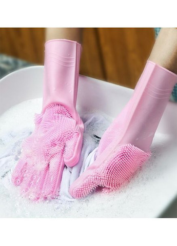 Універсальні рукавиці з ворсинками Magics силіконові термостійкі рукавички Magic (349821713)