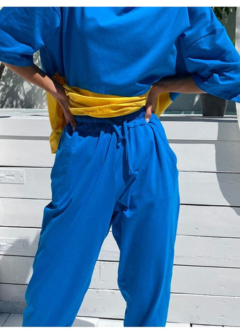 Жіночі комфортні штани оверсайз UKRAINE (mil495) milirud (371191353)