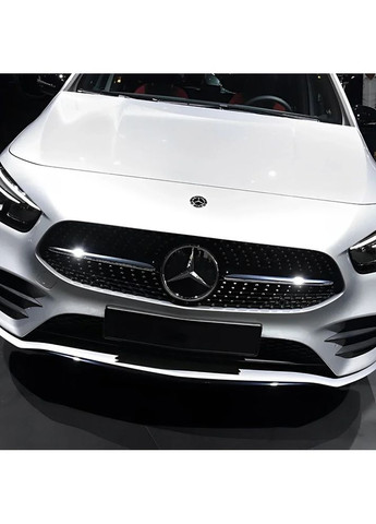 Эмблема капота черная матовая d=57мм (пружинное крепление) OEM 2048170616 Mercedes-Benz (369611875)