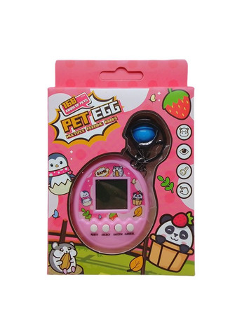 Електронна гра-брелок "Тамагочі: Pet Egg Game" (рожева) MIC (294727586)