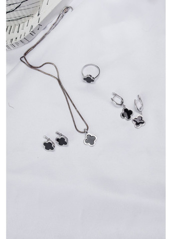 Серьги серебряные в стиле Ван Клифф 477-1с No Brand (358501395)