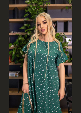 Зелена повсякденний сукня вільного крою profitV