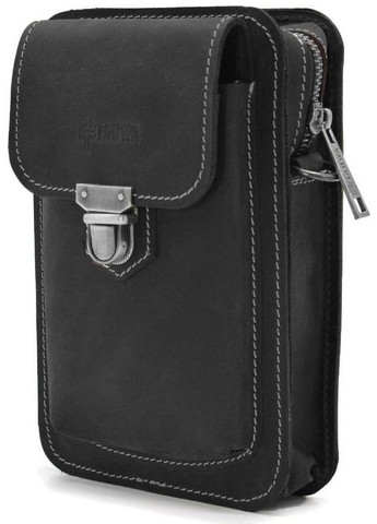 Сумка мужская кожаная через плечо месенджер в дорогу для документов клатч на ремень чехол для телефона сумочка на пояс TARWA (332768988)