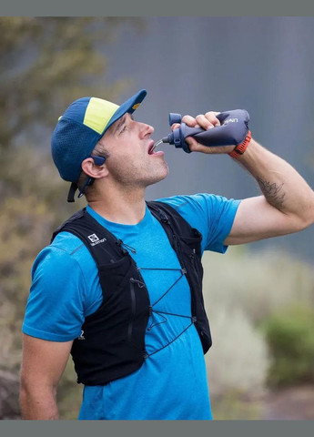 Бутылка-фильтр для воды LifeStraw Peak Squeeze, 650 мл, Dark Mountain Gray No Brand (338372233)