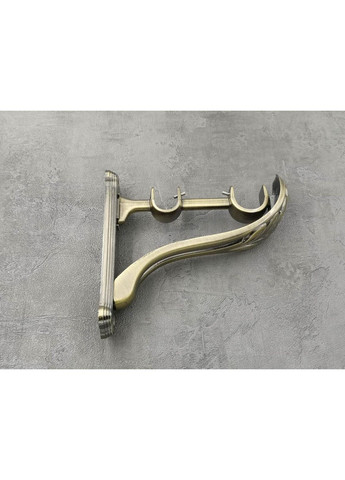 Карниз Арабеска витая штанга двойной ретро 25/19 мм 160 см Антик Quadrum (352782826)