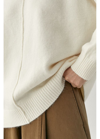 В'язана вільна кофта з декоративним швом Lurex (372255447)