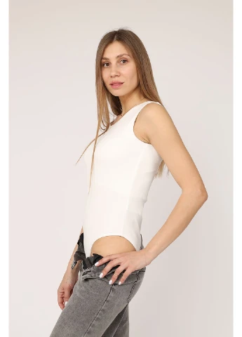 Боди женский цвет белый TSB-00272302 Bebe Plus (390469464)