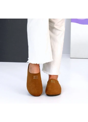 Жіночі клоги Toros camel No Brand (398323534)