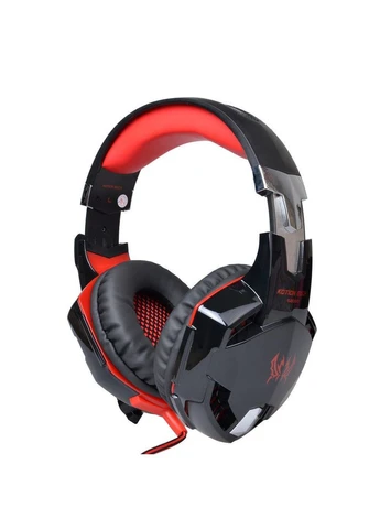Геймерские наушники Each G2000 Pro Gaming с подсветкой (Чернокрасный) Kotion Each (315601353)