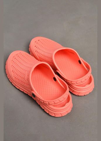 Крокси жіночі персикового кольору Let's Shop (319338686)