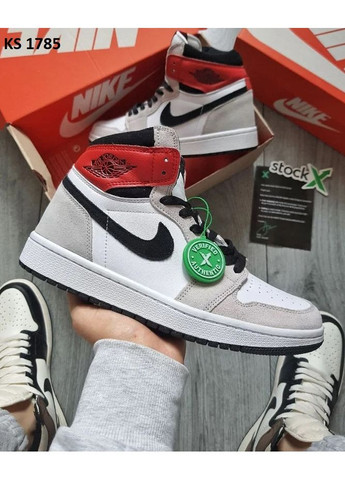 Комбіновані Осінні кросівки чоловічі nike air jordan 1 retro high найк аір джордан No Brand