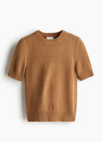 Темно-бежевий демісезонний светр H&M