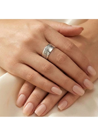 Жіноча срібна каблучка 💍 | Елегантність у кожній деталі Family Jewelry House (356567825)