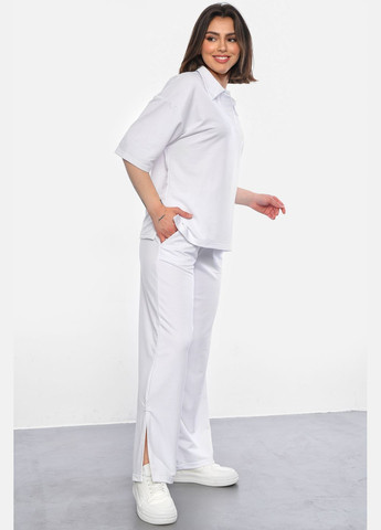 Спортивний костюм жіночий білого кольору Let's Shop (292755124)