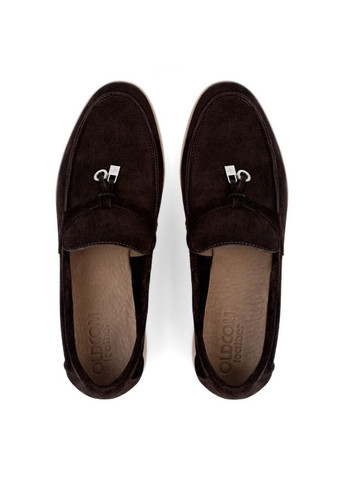 Oldcom Лоферы женские замшевые Ari коричневые лоферы коричневый з натуральная замша, — демисезон (360870334)