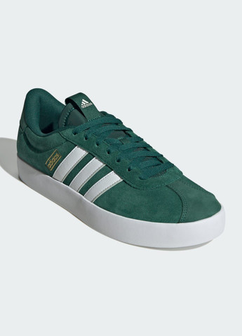 Зеленые всесезонные кроссовки vl court 3.0 adidas