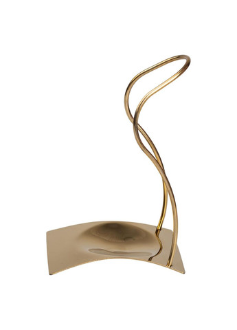 Підставка під ополоник, лопатку або ложку 12×10,5×17 см з нержавіючої сталі Золото HP-19-15-G Jooki (358705826)