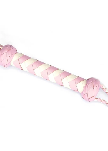 Флогер White & Pink Leather Whip Liebe Seele (386496145)