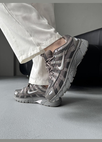 Коричневые демисезонные кроссовки мужские и женские nike p-6000 brown | найк р-6000 коричневые No Brand