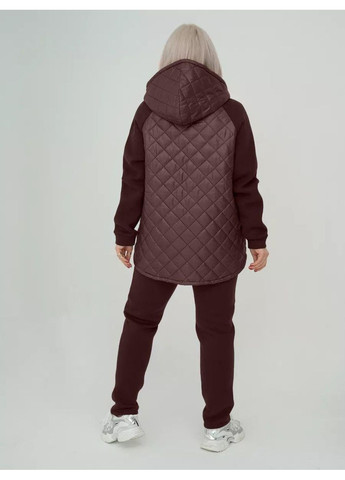 Теплый зимний костюм с худыми на флисе и вставками из плащевки Sofia 82 (365309653)