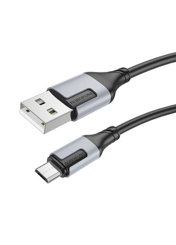 Кабель Micro USB для зарядки телефону, смартфона / зарядний шнур провід мікро юсб для передачі даних Borofone (338603898)