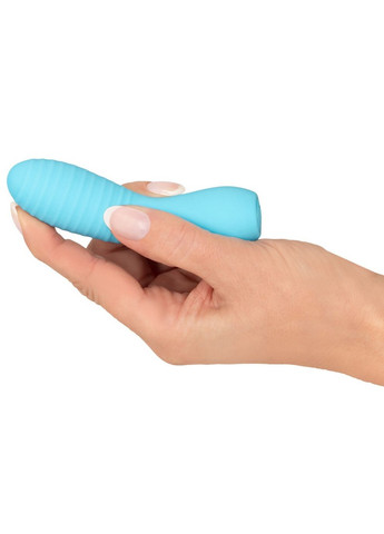Минивибратор с рельефом Cuties 3, синий You2Toys (297134566)