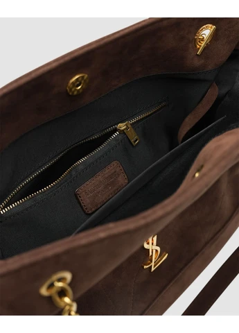 Сумка SAINT LAURENT Jamie Shopping in Suede Caramel Cognac Ив Сен-Лоран No Brand (377508202)