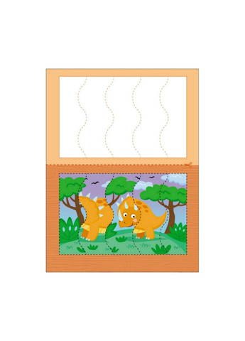 Развивающие тетради "Динозаврики" 20410 пазлы-разрезалки Ranok Creative (308997215)