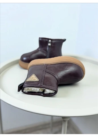 Черевики зимові дитячі коричневі 1654 No Brand (368152147)