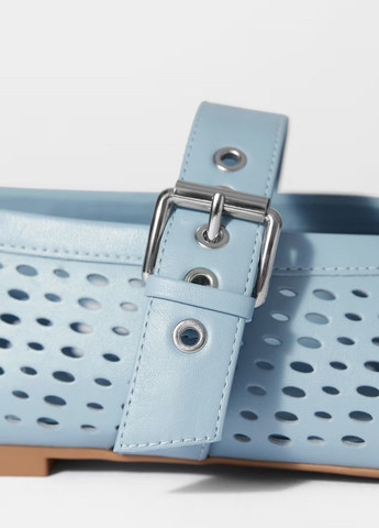 Жіночі балетки & Other Stories | світло-блакитні однотонні натуральна шкіра (336432735)